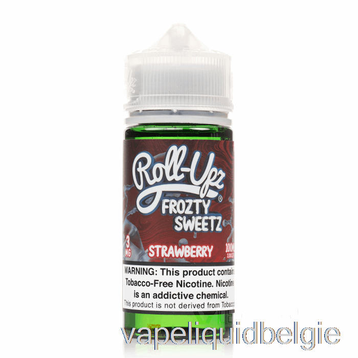 Vape Vloeibaar Aardbeienijs - Sap Roll-upz - 100ml 3mg